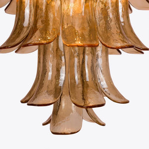 Amber Petalo Chandelier – 2 Sizes - Zonesus