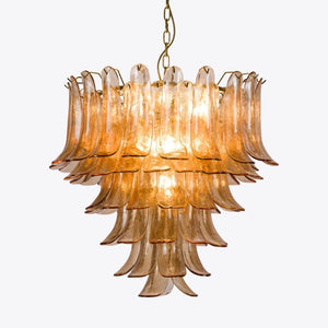 Amber Petalo Chandelier – 2 Sizes - Zonesus
