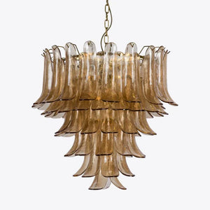 Amber Petalo Chandelier – 2 Sizes - Zonesus