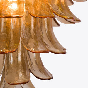 Amber Petalo Chandelier – 2 Sizes - Zonesus