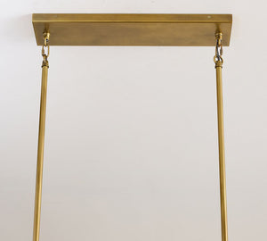 Avalon Cast Glass Linear Chandelier (48") - Zonesus