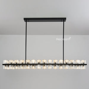 Arcachonest LED Rectangular Chandelier 54" - Zonesus