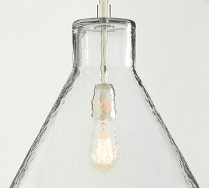 Bridget Recycled Glass Flared Pendant (13"-18") - Zonesus