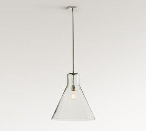 Bridget Recycled Glass Flared Pendant (13"-18") - Zonesus