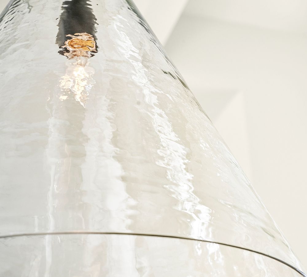 Bridget Recycled Glass Flared Pendant (13"-18") - Zonesus