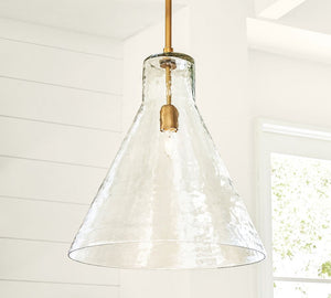 Bridget Recycled Glass Flared Pendant (13"-18") - Zonesus