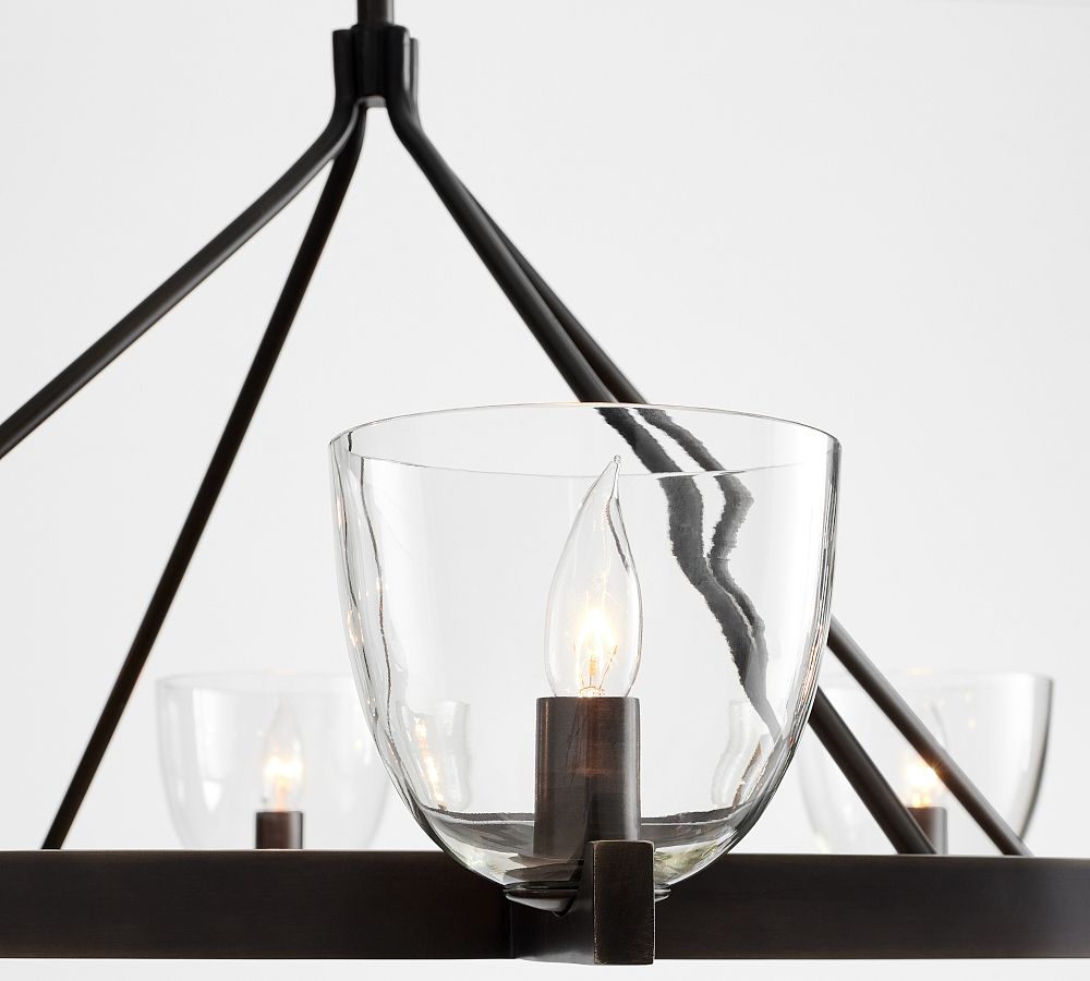 Chamberlin Metal Round Chandelier (50") - Zonesus