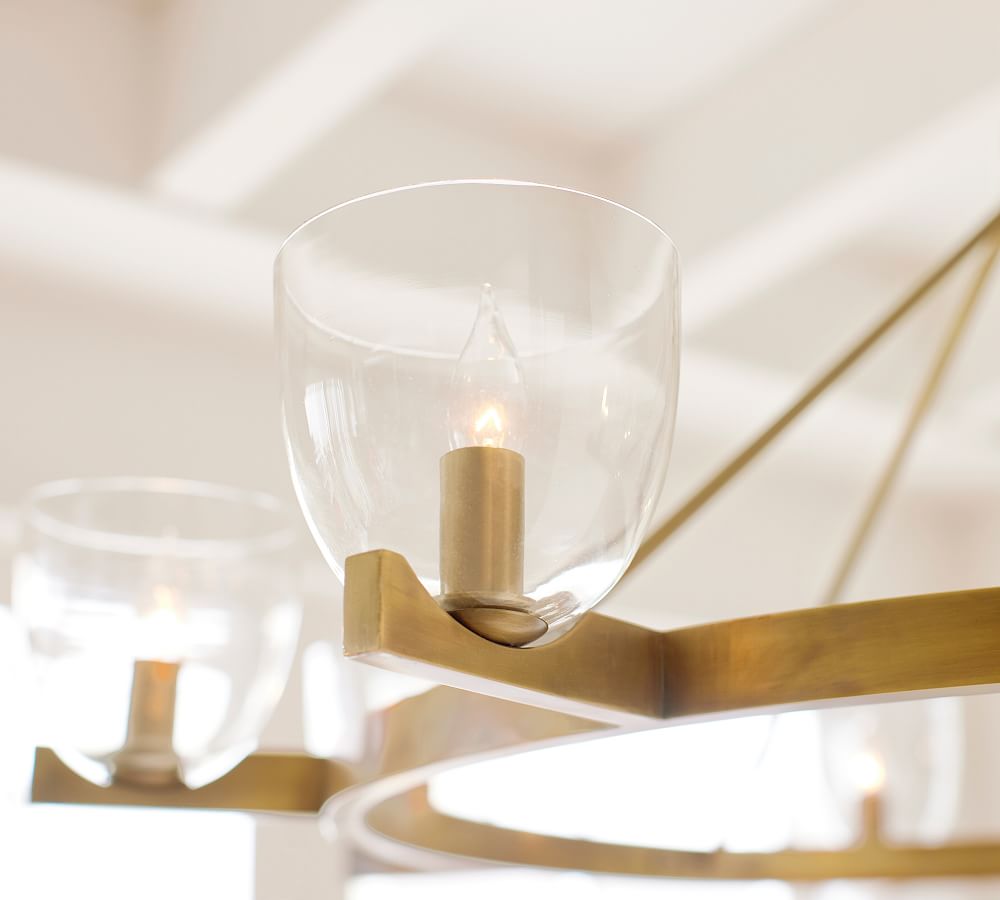 Chamberlin Metal Round Chandelier (50") - Zonesus