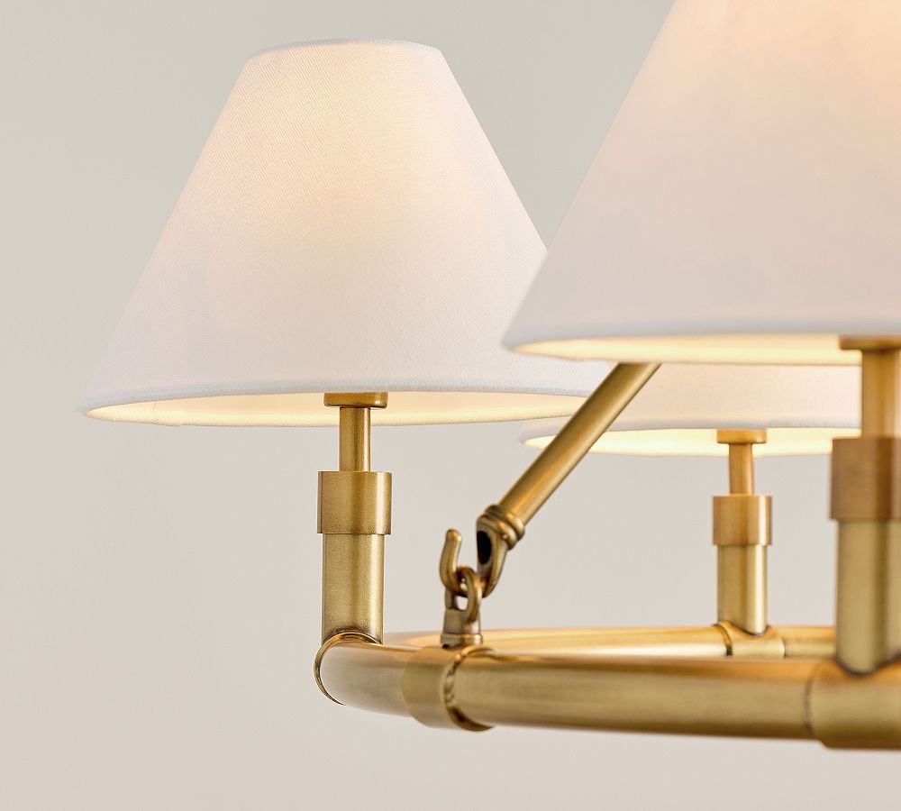 Chambers Metal Round Chandelier (36") - Zonesus