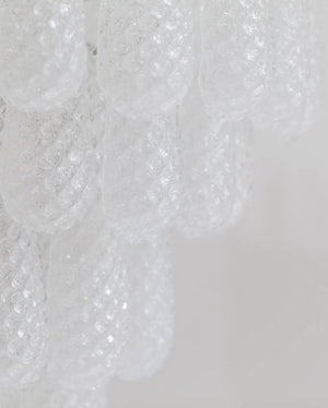 Murano Chandelier – Drop – 52 glasses – Transparent - Zonesus