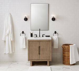 Cooper Ribbed Glass Sconce (9") - Zonesus