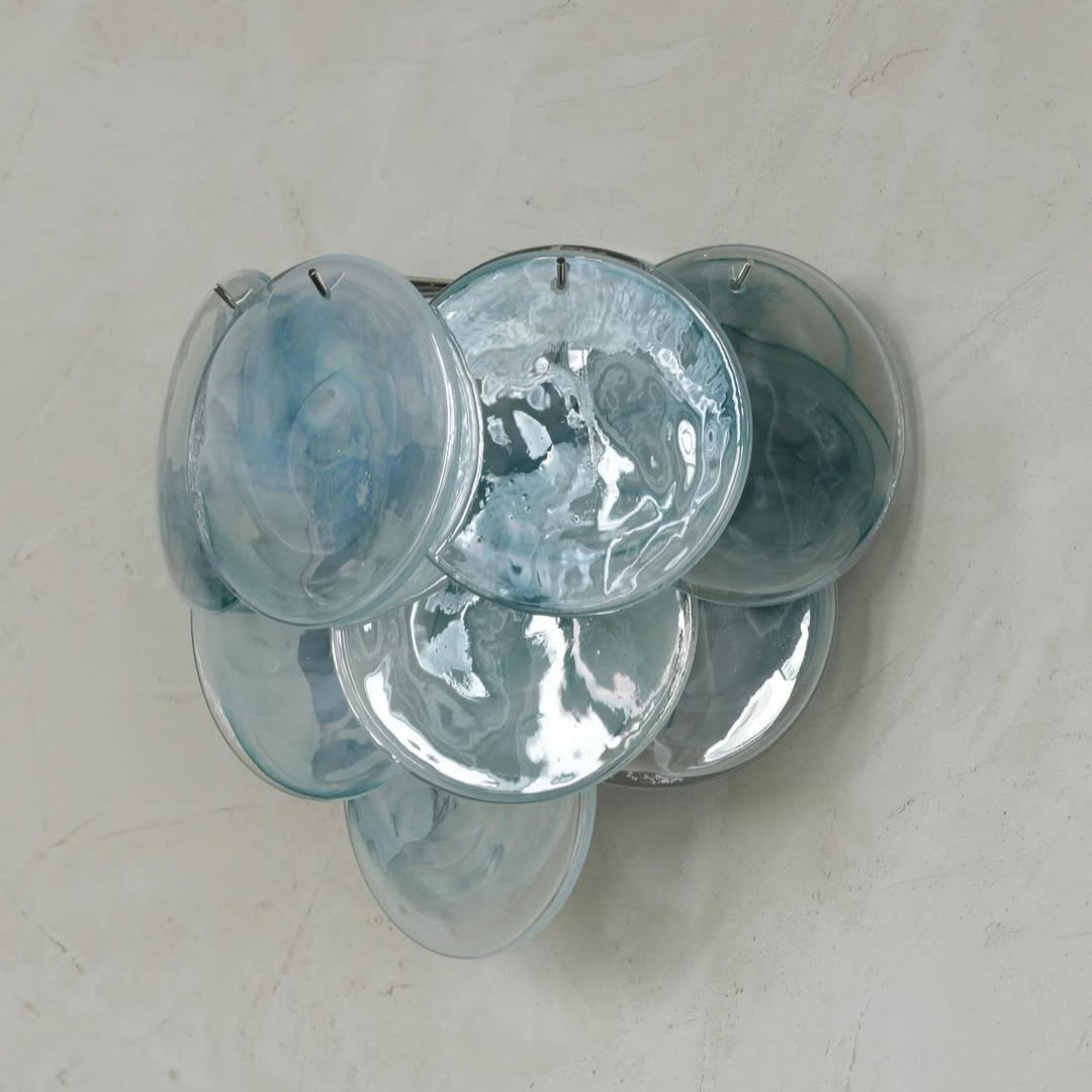 Pink Vintage Murano Glass Wall Lamp - Zonesus