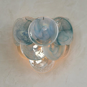 Pink Vintage Murano Glass Wall Lamp - Zonesus