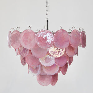 Murano Chandelier 57 Pink - Zonesus