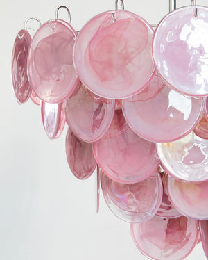 Murano Chandelier 57 Pink - Zonesus