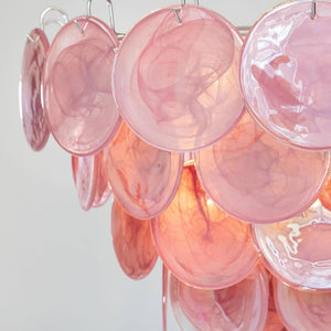 Murano Chandelier 57 Pink - Zonesus