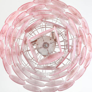 Murano Chandelier 57 Pink - Zonesus