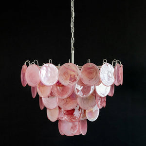 Murano Chandelier 57 Pink - Zonesus