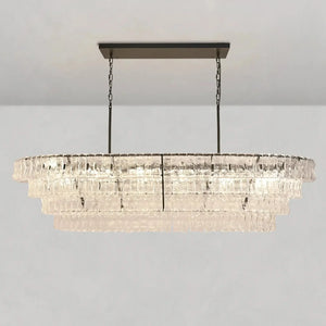 Ghiaccio Oval Chandelier - Zonesus