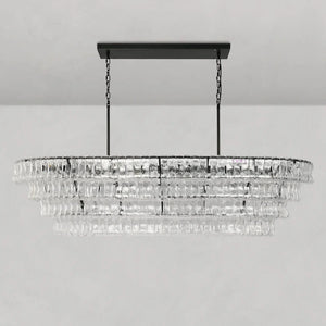 Ghiaccio Oval Chandelier - Zonesus