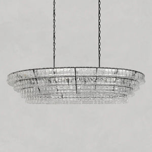 Ghiaccio Oval Chandelier - Zonesus