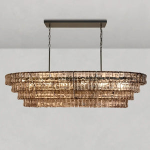 Ghiaccio Oval Chandelier - Zonesus