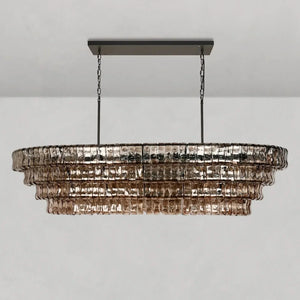 Ghiaccio Oval Chandelier - Zonesus