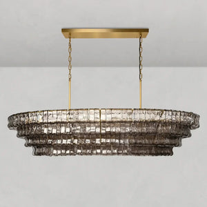 Ghiaccio Oval Chandelier - Zonesus