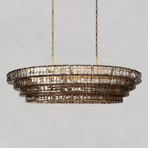 Ghiaccio Oval Chandelier - Zonesus