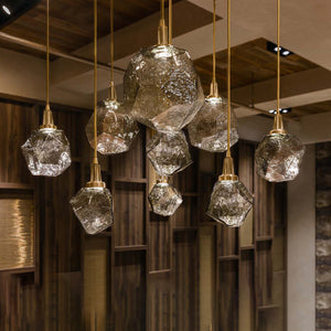 Art Twisted Square Chandelier - Zonesus