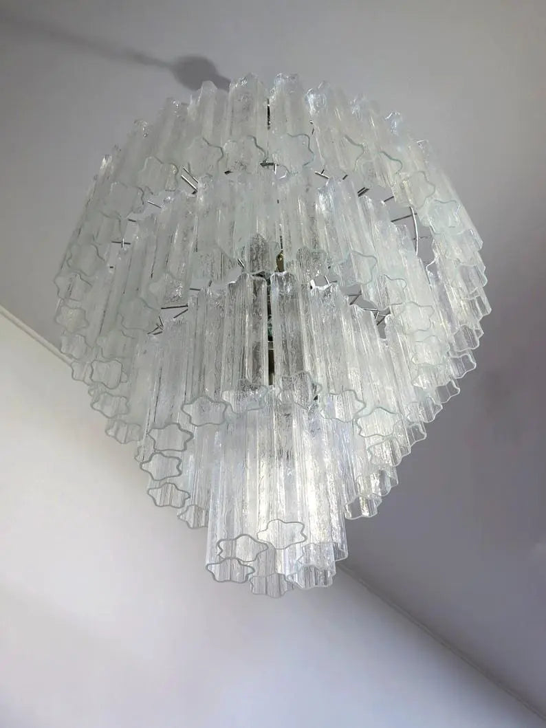 Murano Chandelier – 78 tubes – Transparent - Zonesus