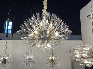 Lily Starburst Crystal Sputnik Chandelier - Zonesus