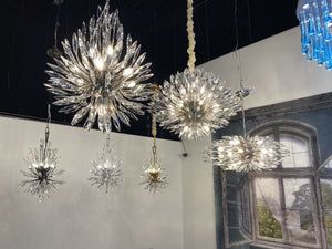 Lily Starburst Crystal Sputnik Chandelier - Zonesus