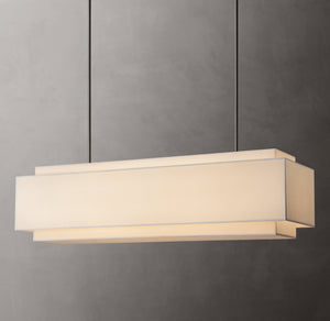 Échelon Rectangular Chandelier 63" - Zonesus