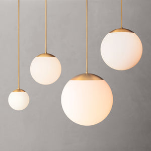 Opaline Pendant 8'' 12'' 16'' 20''D - Zonesus
