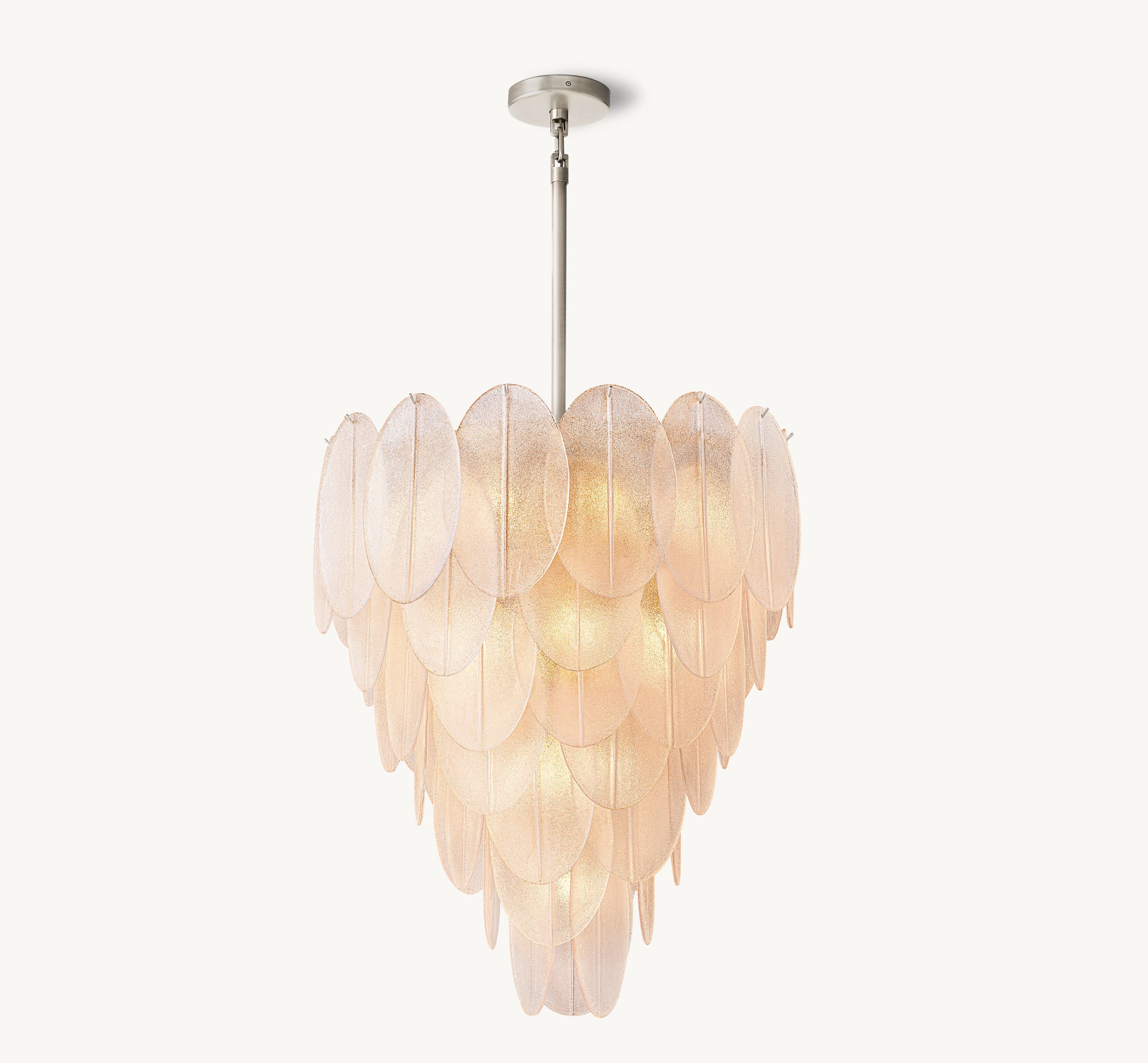 Vanetti Tiered Round Chandelier 37" - Zonesus