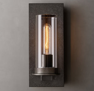 Ondra Clear Glass Sconce 12'' 18''H - Zonesus