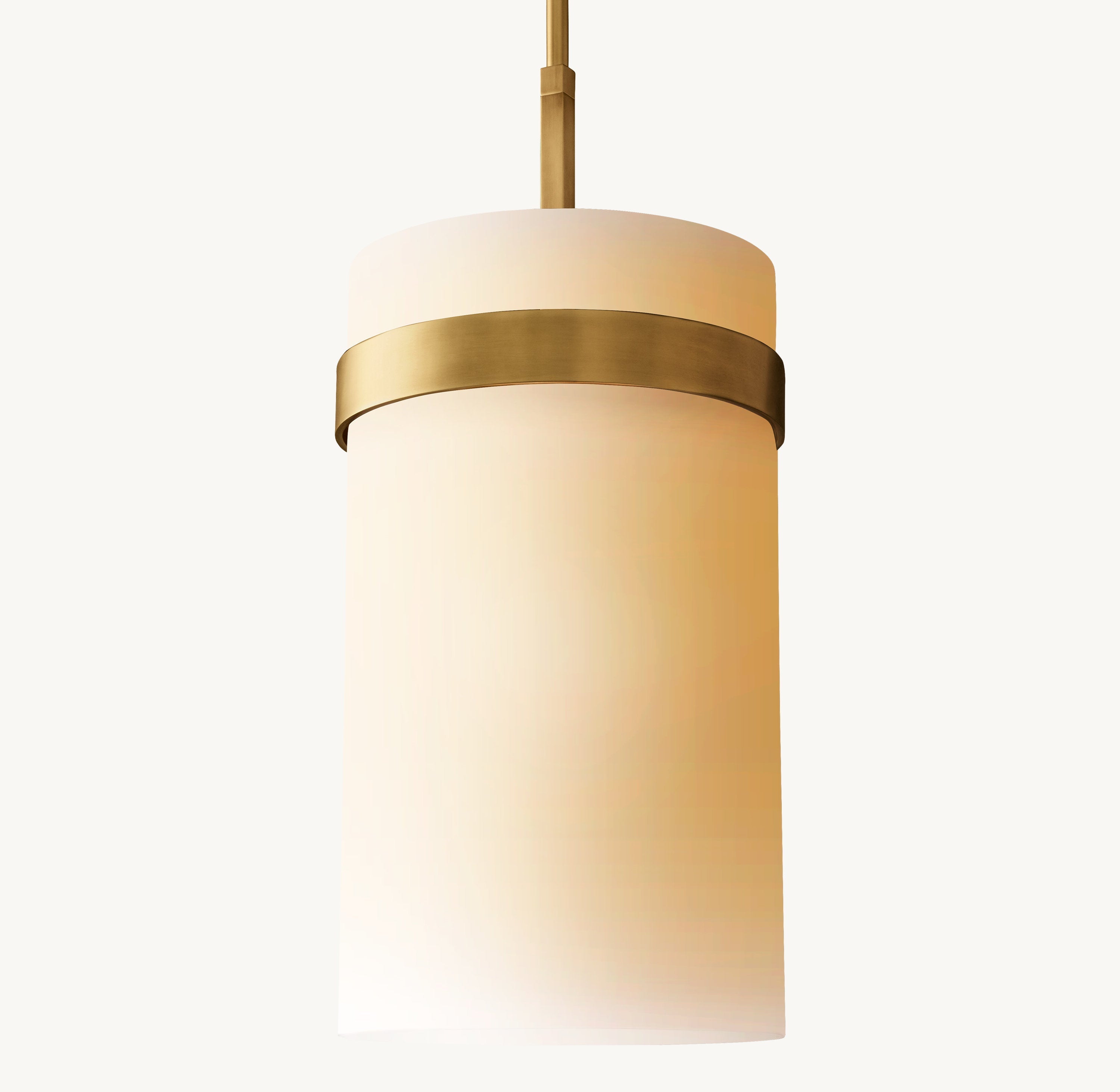 Ravelle Milk Glass Pendant 12" - Zonesus