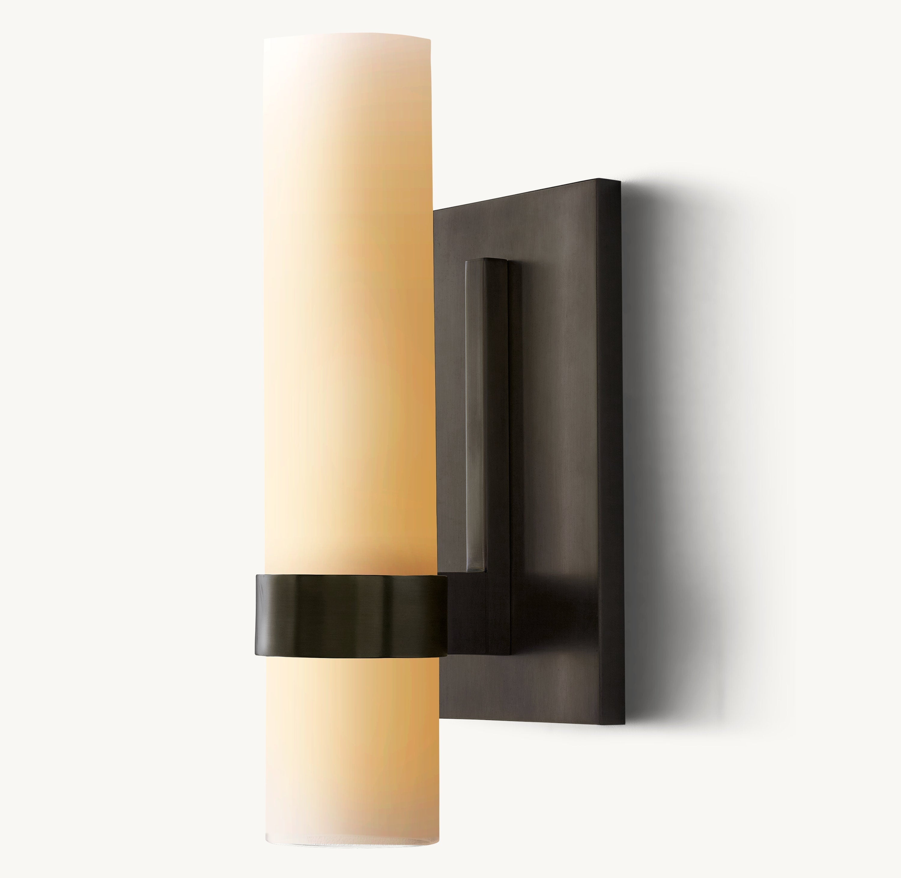 Ravelle Milk Glass Sconce - Zonesus