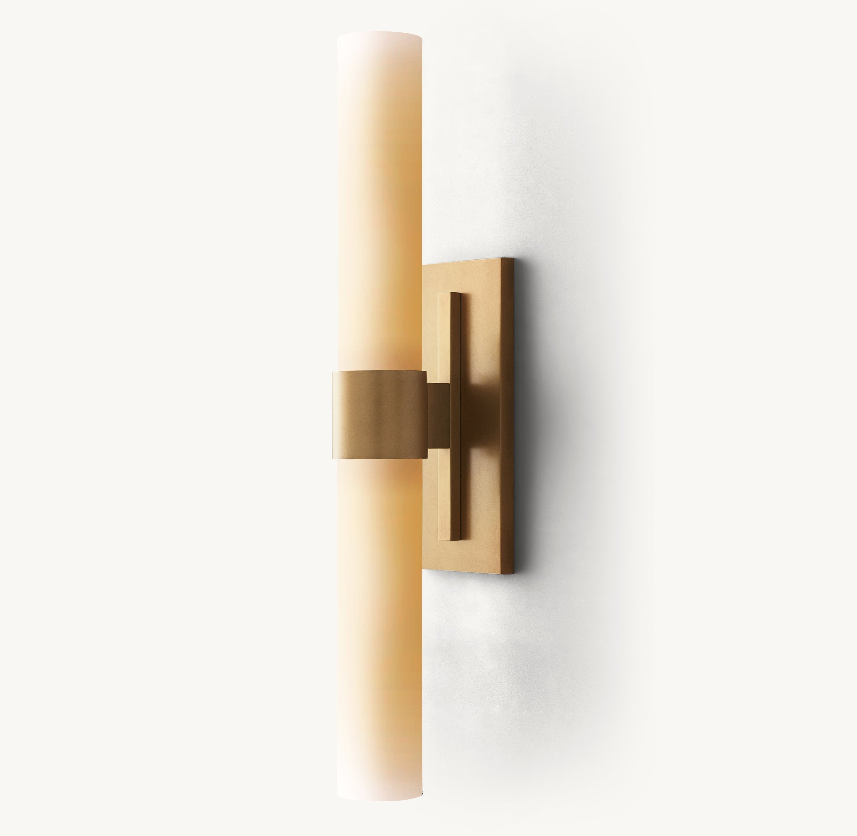 Ravelle Milk Glass Linear Sconce - Zonesus
