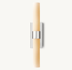 Ravelle Milk Glass Linear Sconce - Zonesus