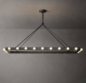 Vitoria Linear Chandelier 54" - Zonesus