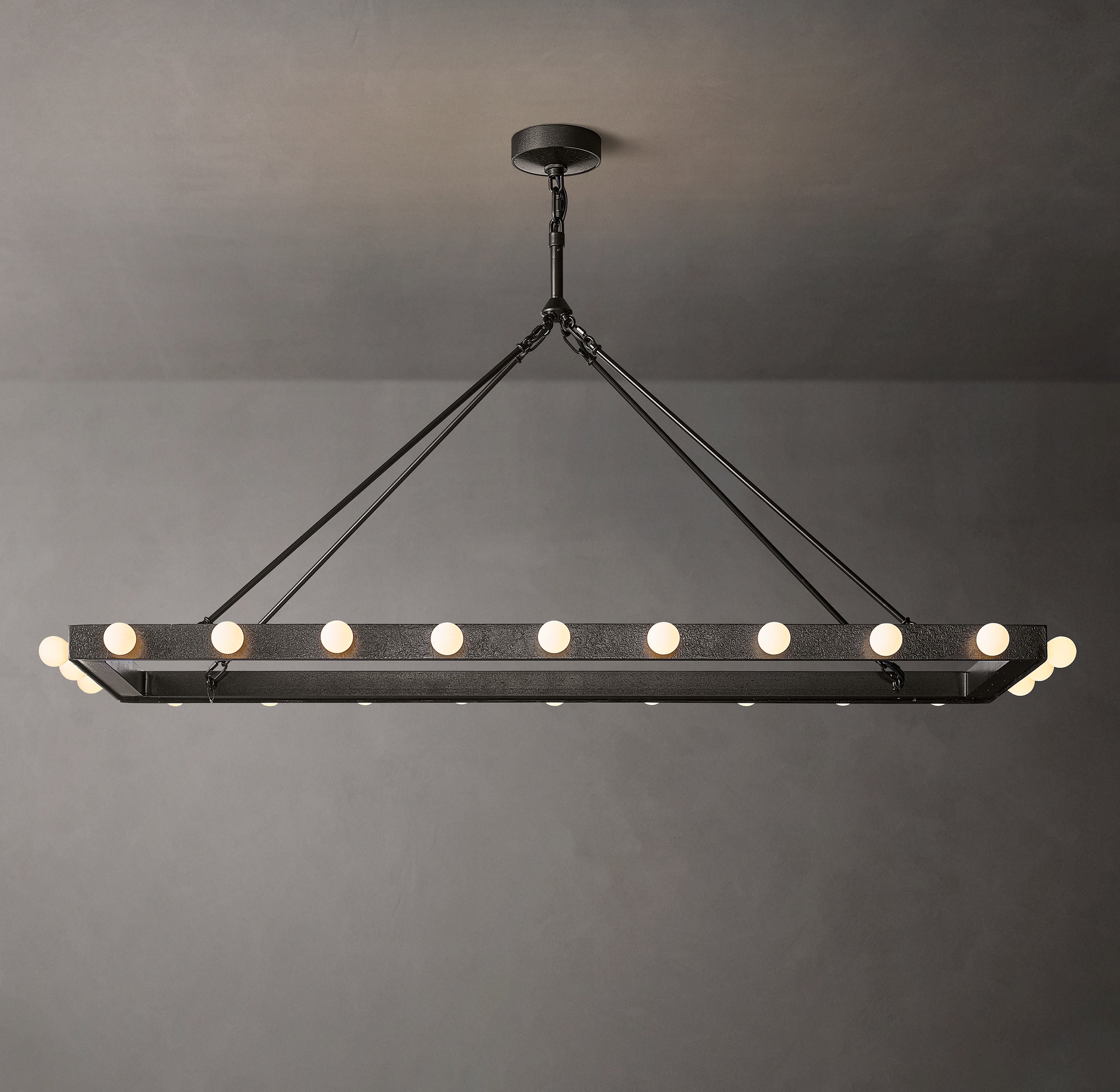 Vitoria Linear Chandelier 54" - Zonesus