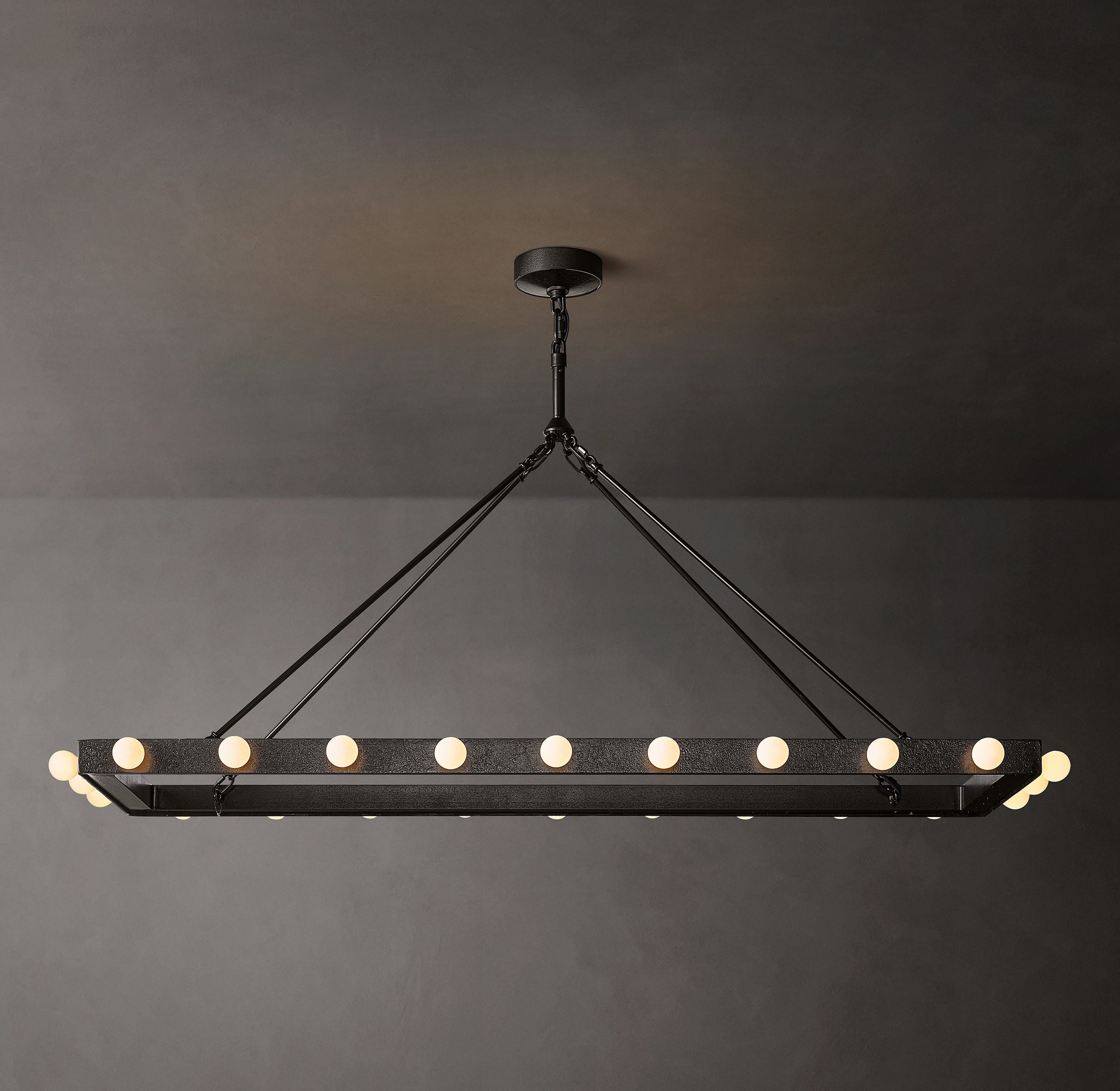 Vitoria Linear Chandelier 54" - Zonesus