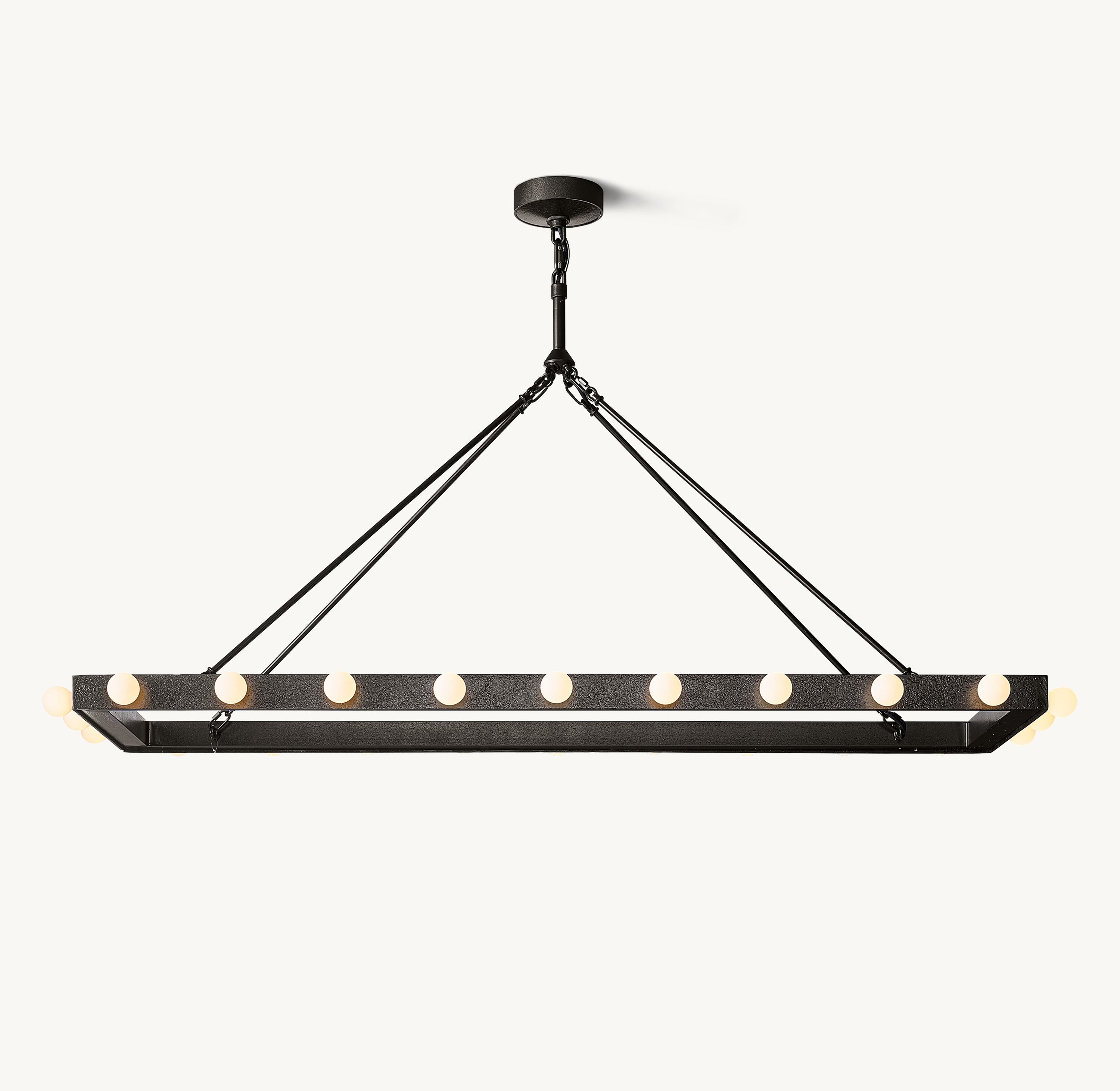 Vitoria Linear Chandelier 54" - Zonesus