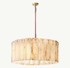 Calamette Onyx Round Chandelier 36" - Zonesus