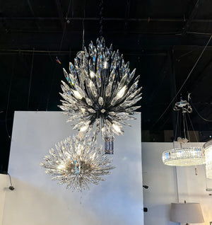 Lily Starburst Crystal Sputnik Chandelier - Zonesus