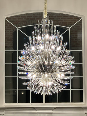 Lily Starburst Crystal Sputnik Chandelier - Zonesus