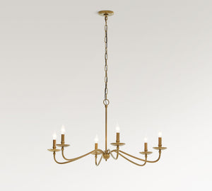 Lucca Iron Chandelier (38"-50") - Zonesus