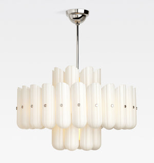 Lorna LED Double Tier Chandelier 25" 35" 46" - Zonesus